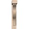 Ekena Millwork Funston Block Smooth Bracket w/ Offset Brace, Douglas Fir, 5 1/2"W x 24"D x 32"H BKT0604X24X32FST05SDF - alternate 2